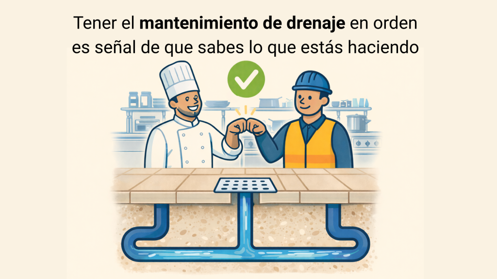 Tener el mantenimiento de drenaje en orden es señal de que sabes lo que estás haciendo