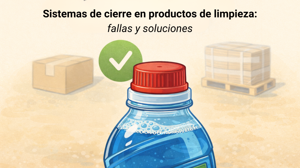 Portada para Sistemas de Cierre en Productos de Limpieza
