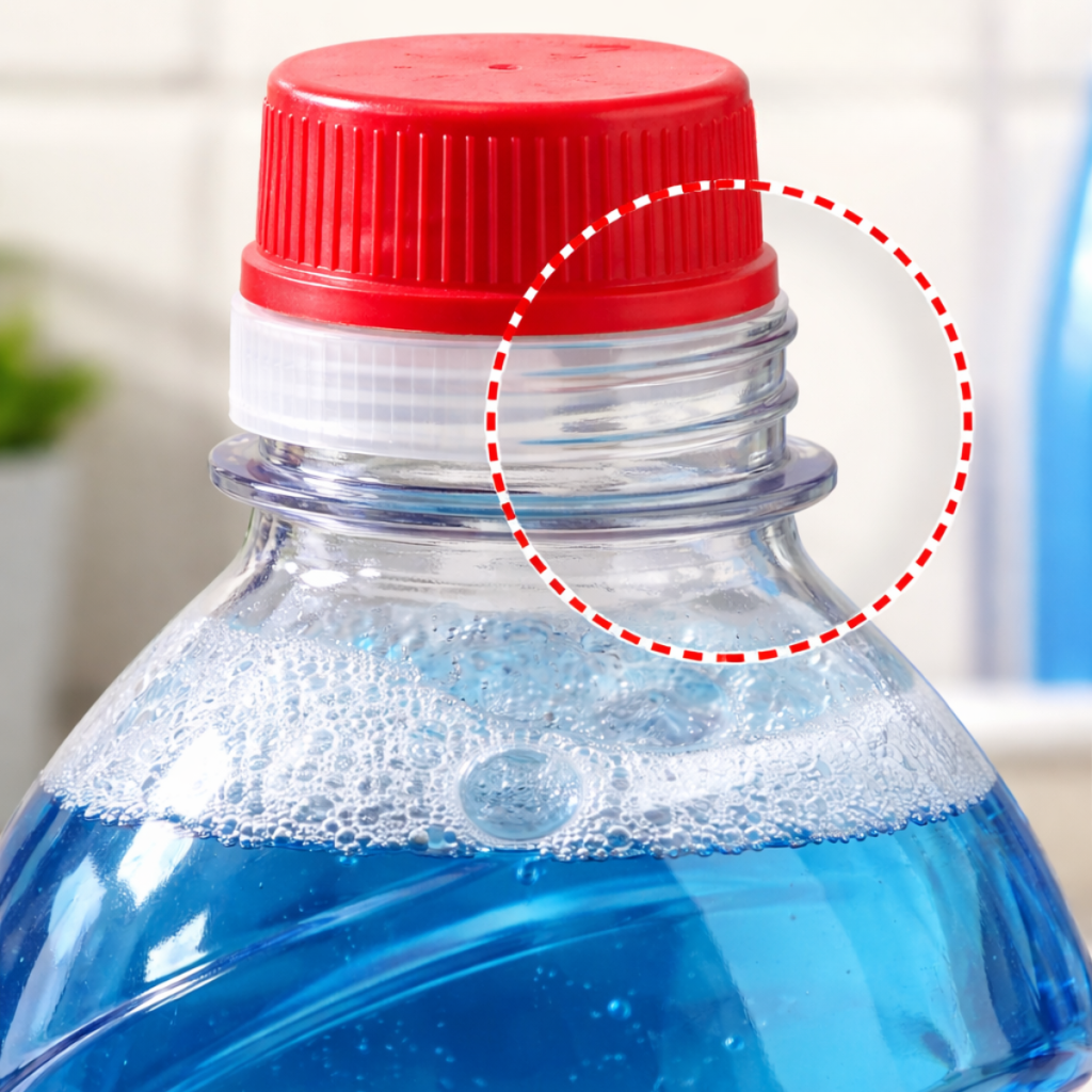 Fallas en sistemas de cierre de productos de limpieza #1